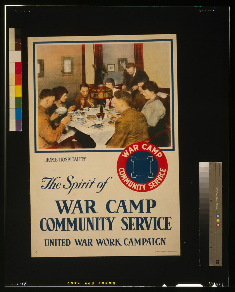 A picture of The spirit of war camp community service, United War Work Campaign