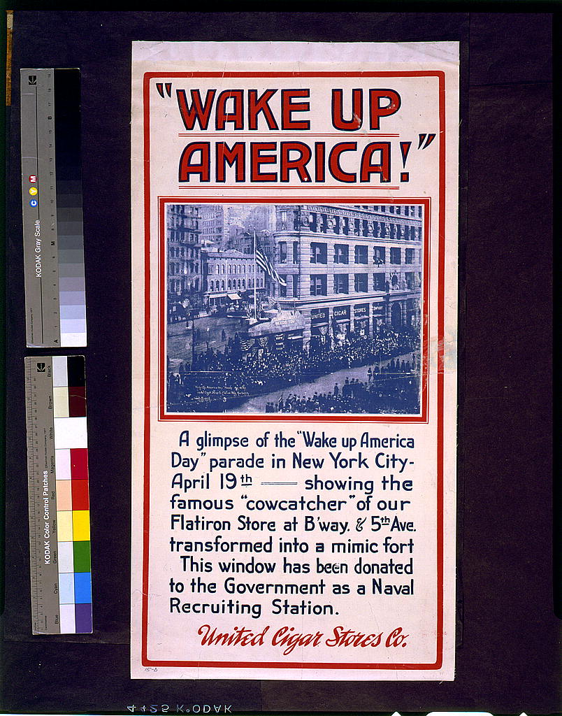 A picture of Wake up America!