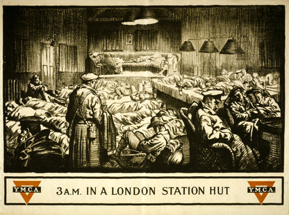 A picture of 3 A.M. in a London station hut