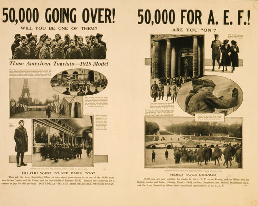 A picture of 50,000 going over! Will you be one of them? 50,000 for A.E.F.! Are you "on"?