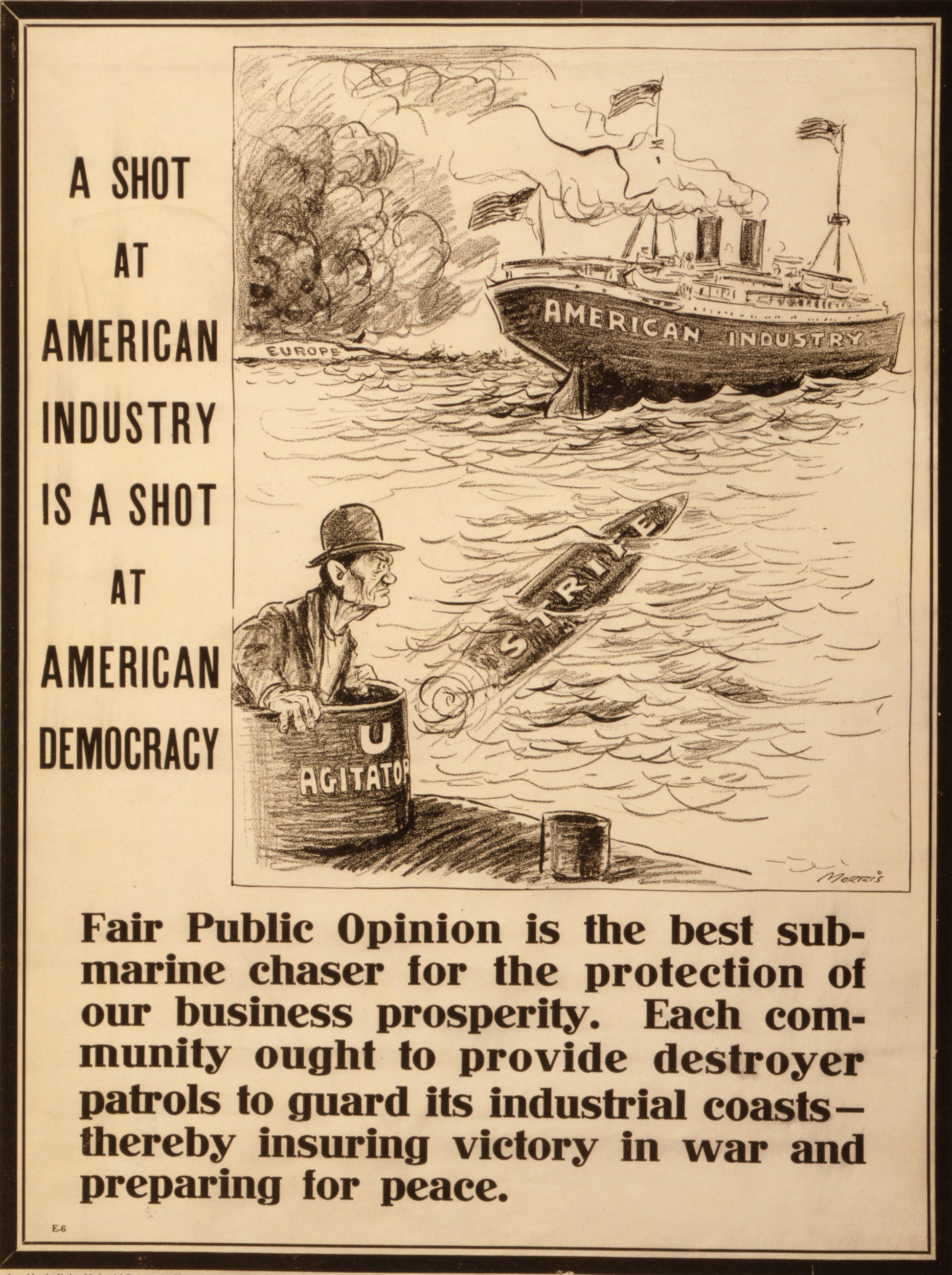 A picture of A shot at American industry is a shot at American democracy