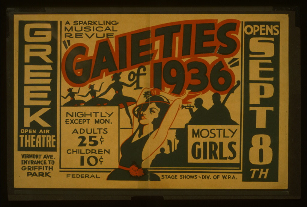 A picture of A sparkling musical revue "Gaieties of 1936"