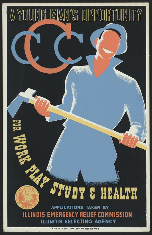 A picture of A young man's opportunity for work, play, study & health