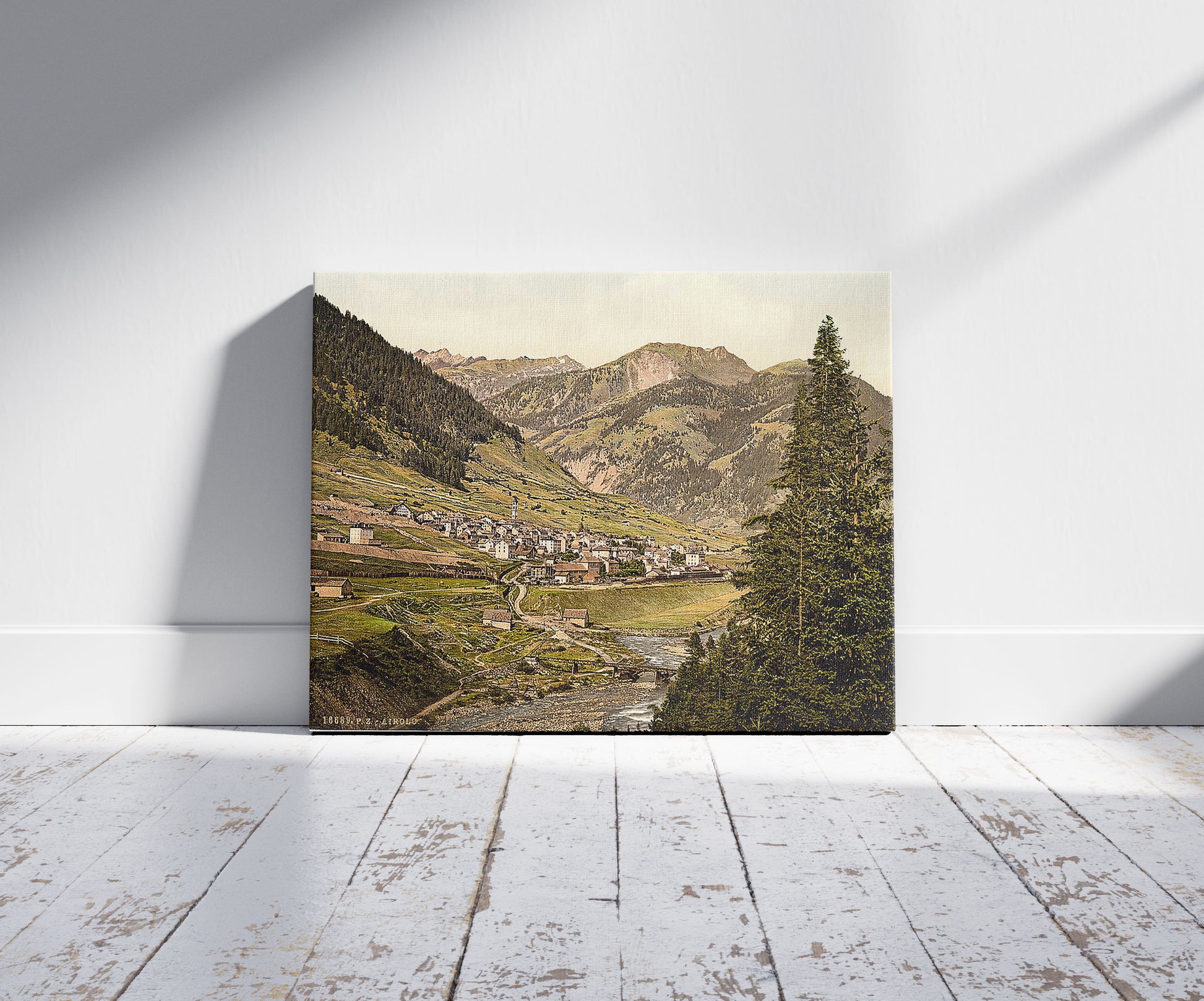 A picture of Airolo, general view, St. Gotthard Railway, Switzerland