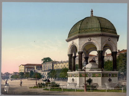 A picture of Alman (German) Fountain,Constantinople, Turkey