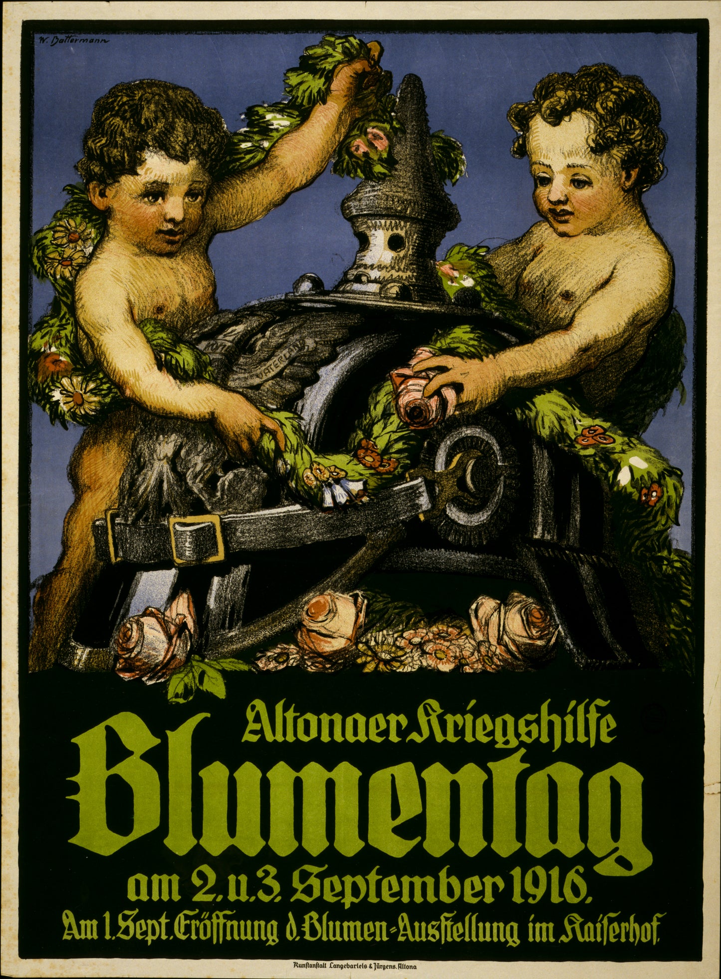 A picture of Altonaer Kriegshilfe Blumentag