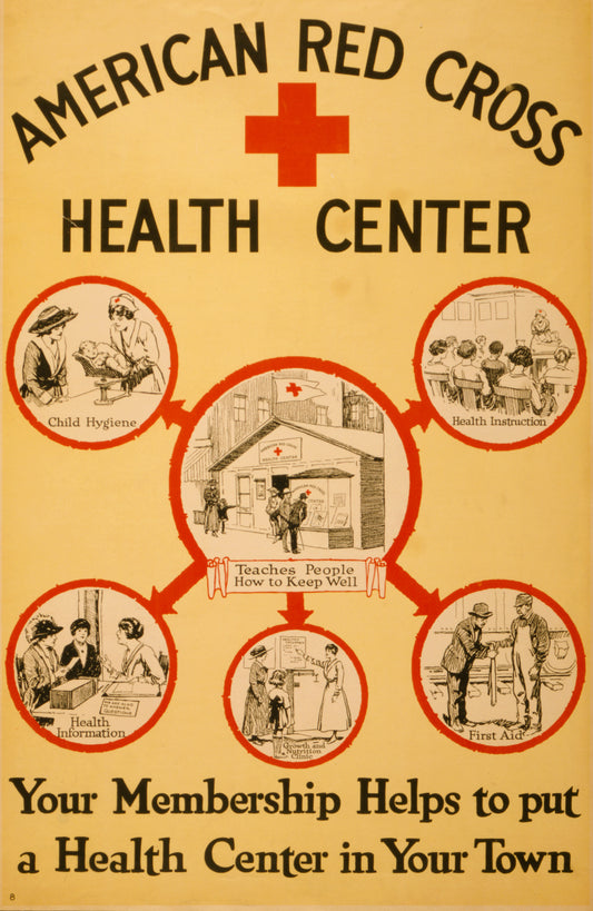 A picture of American Red Cross health center Your membership helps to put a health center in your town.