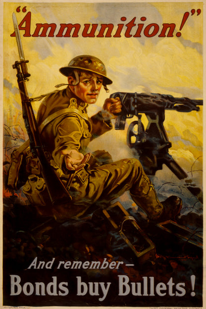 A picture of "Ammunition!" And remember - bonds buy bullets!