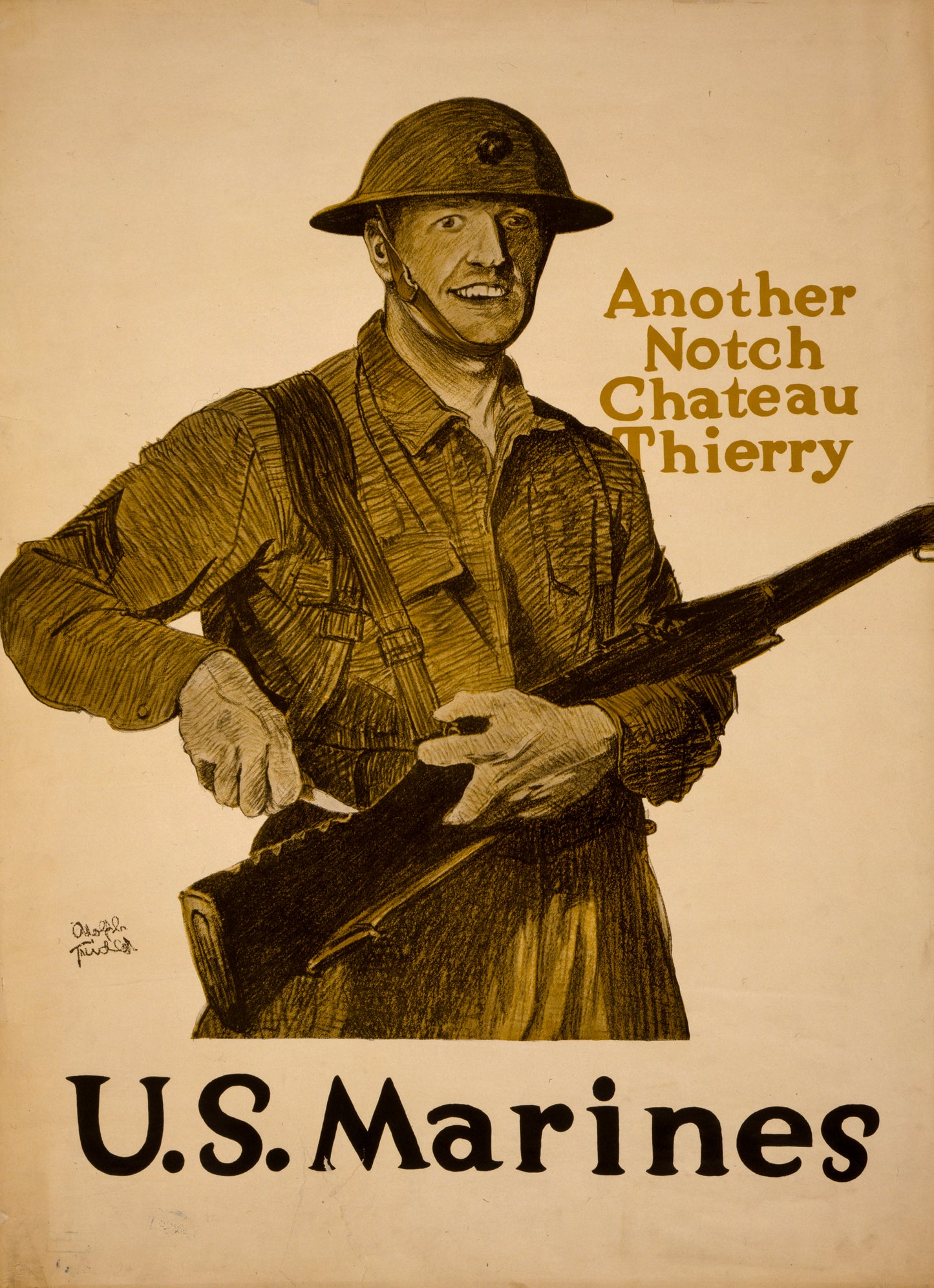 A picture of Another notch, Chateau Thierry - U.S. Marines
