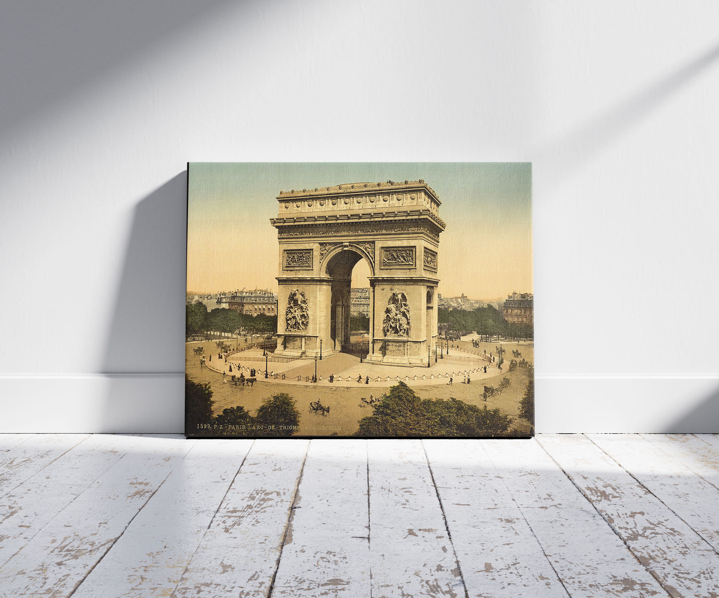 A picture of Arc de Triomphe, de l'Etoile, Paris, France