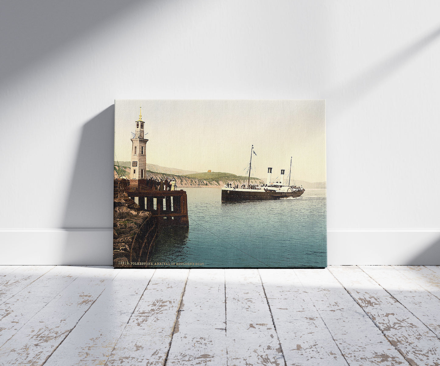 A picture of Arrival of Boulogne boat, Folkestone, England