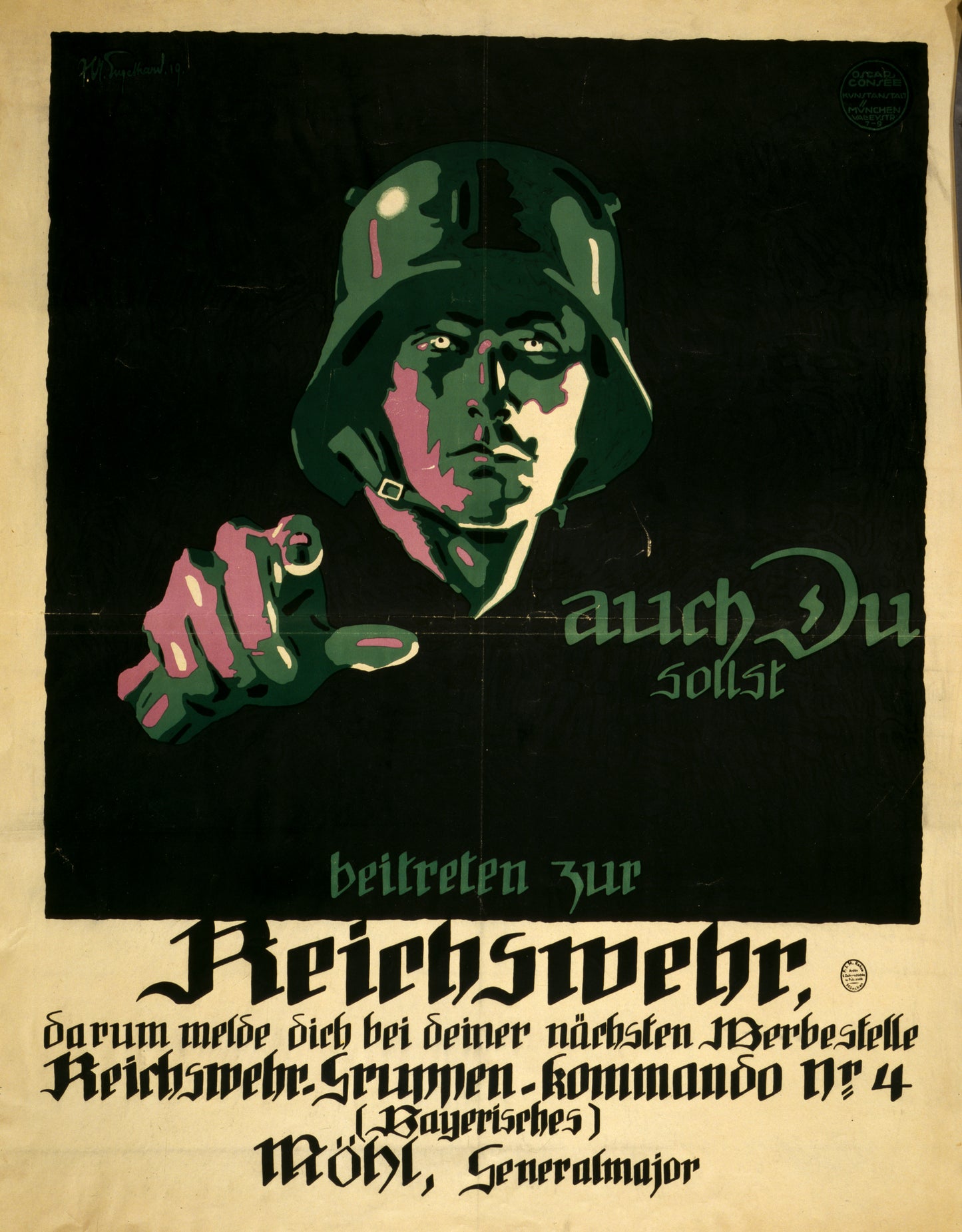 A picture of Auch du sollst beitreten zur Reichswehr ...