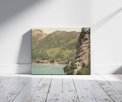 A picture of Axenstrasse, and Brunnen, Lake Lucerne, Switzerland