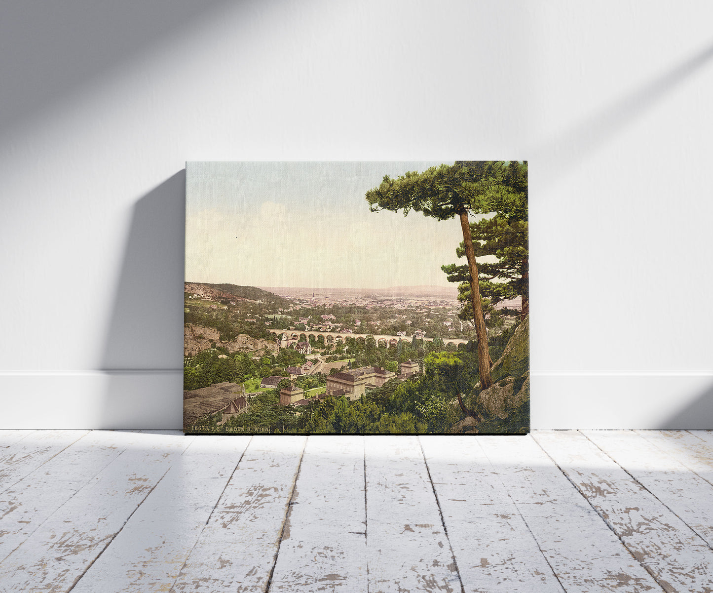 A picture of Baden-Baden, general view with castle, Baden, Germany