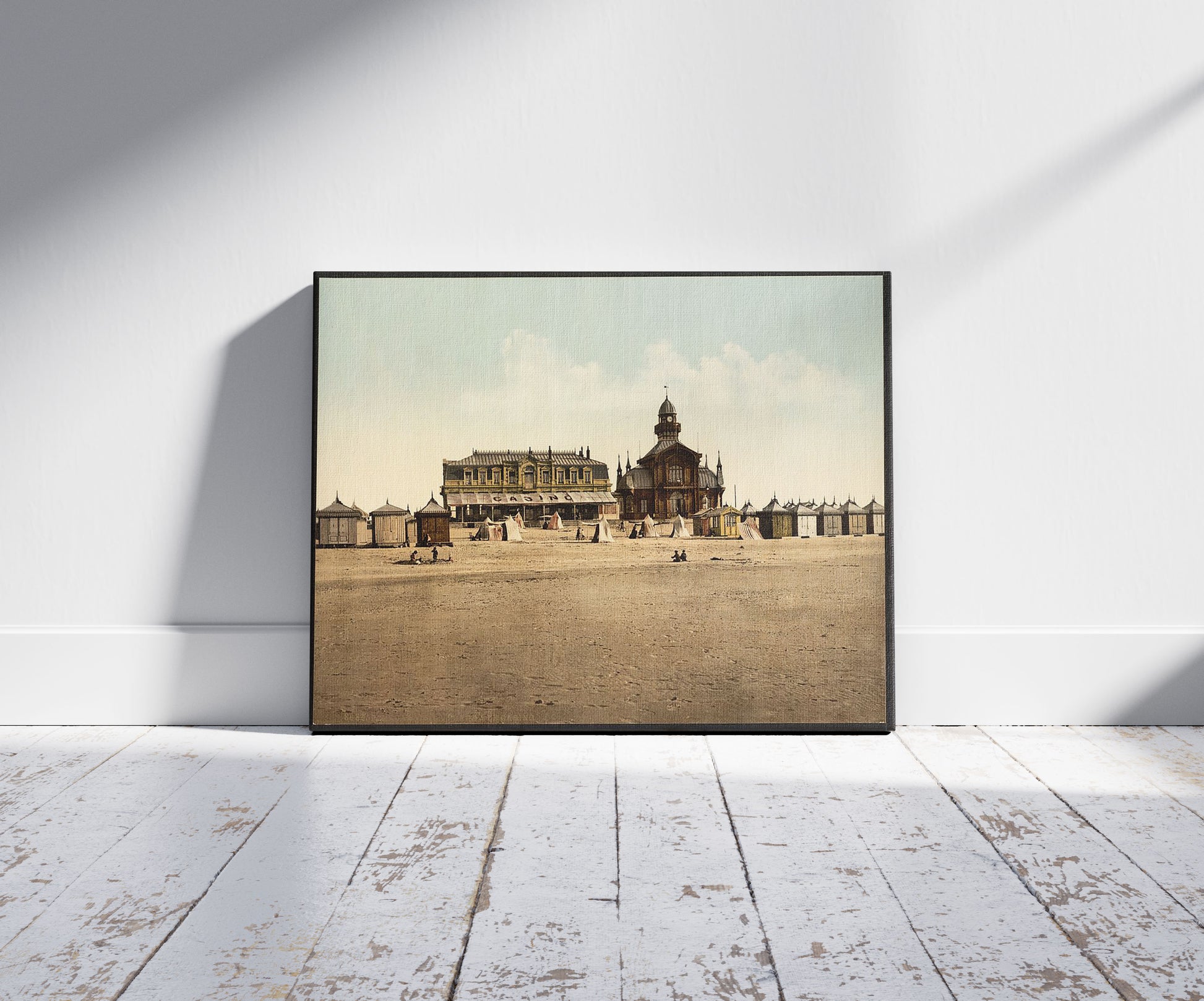 A picture of Beach and casino, Calais, France