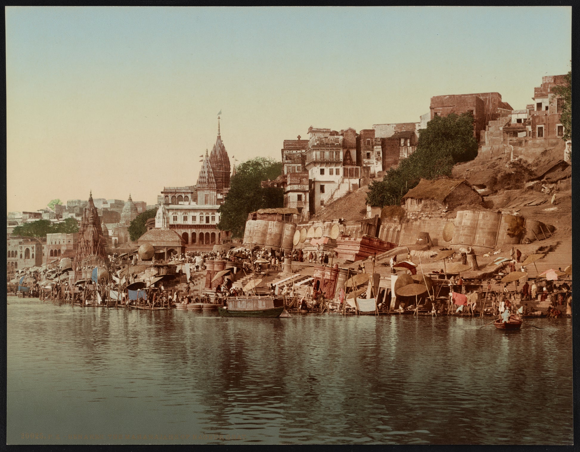 A picture of Benares. The Maharajah's of Nagbur Ghat