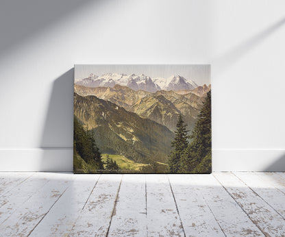 A picture of Bernese Alps, from Stanserhorn, Bernese Oberland, Switzerland