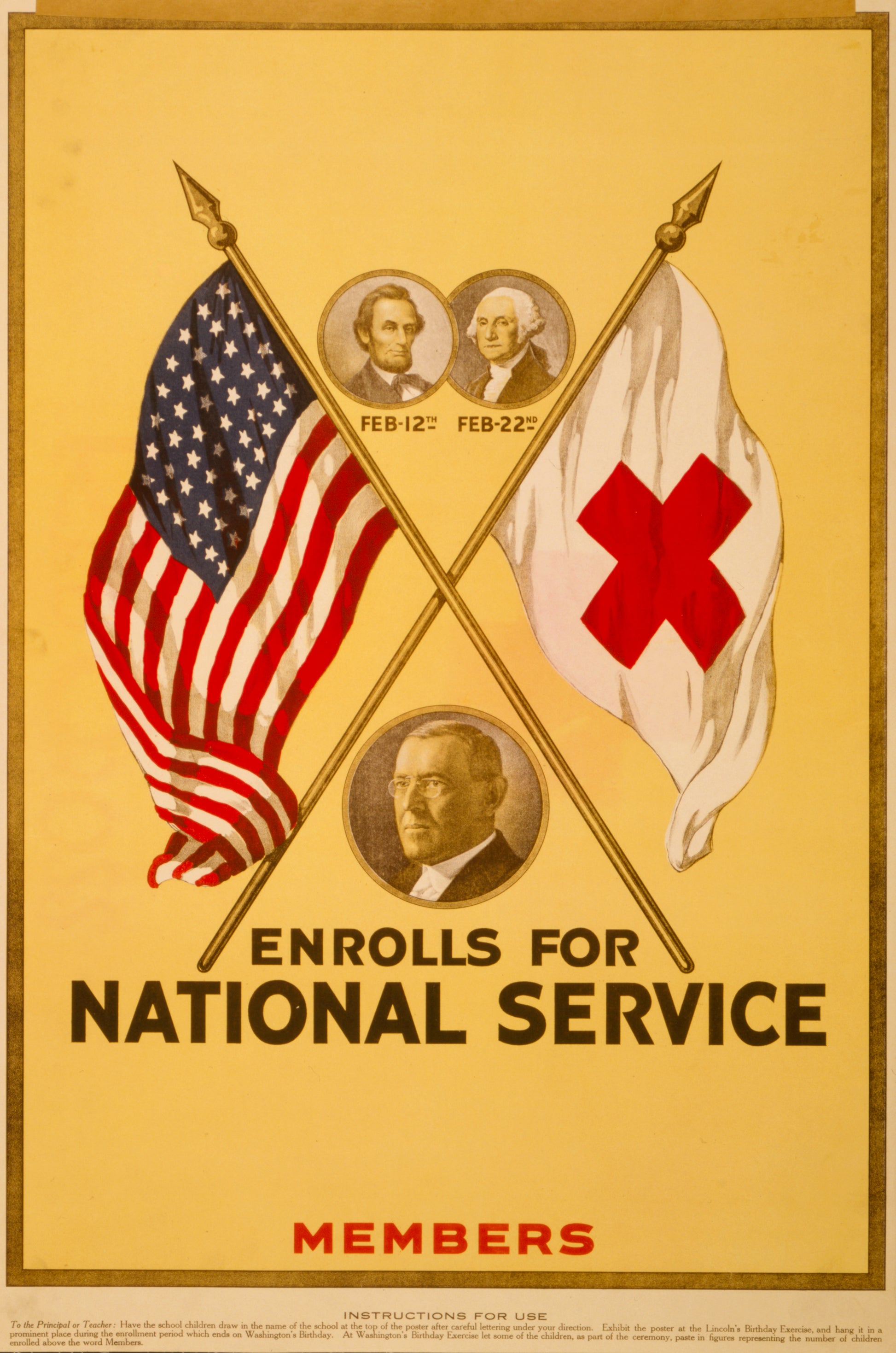 A picture of blank enrolls for national service Members.