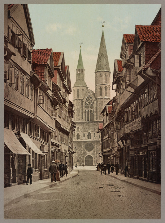 A picture of Braunschweig. Hagenbrücke und Katharinekirche