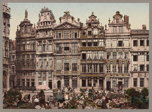 A picture of Bruxelles. Les maisons de la Grande Place