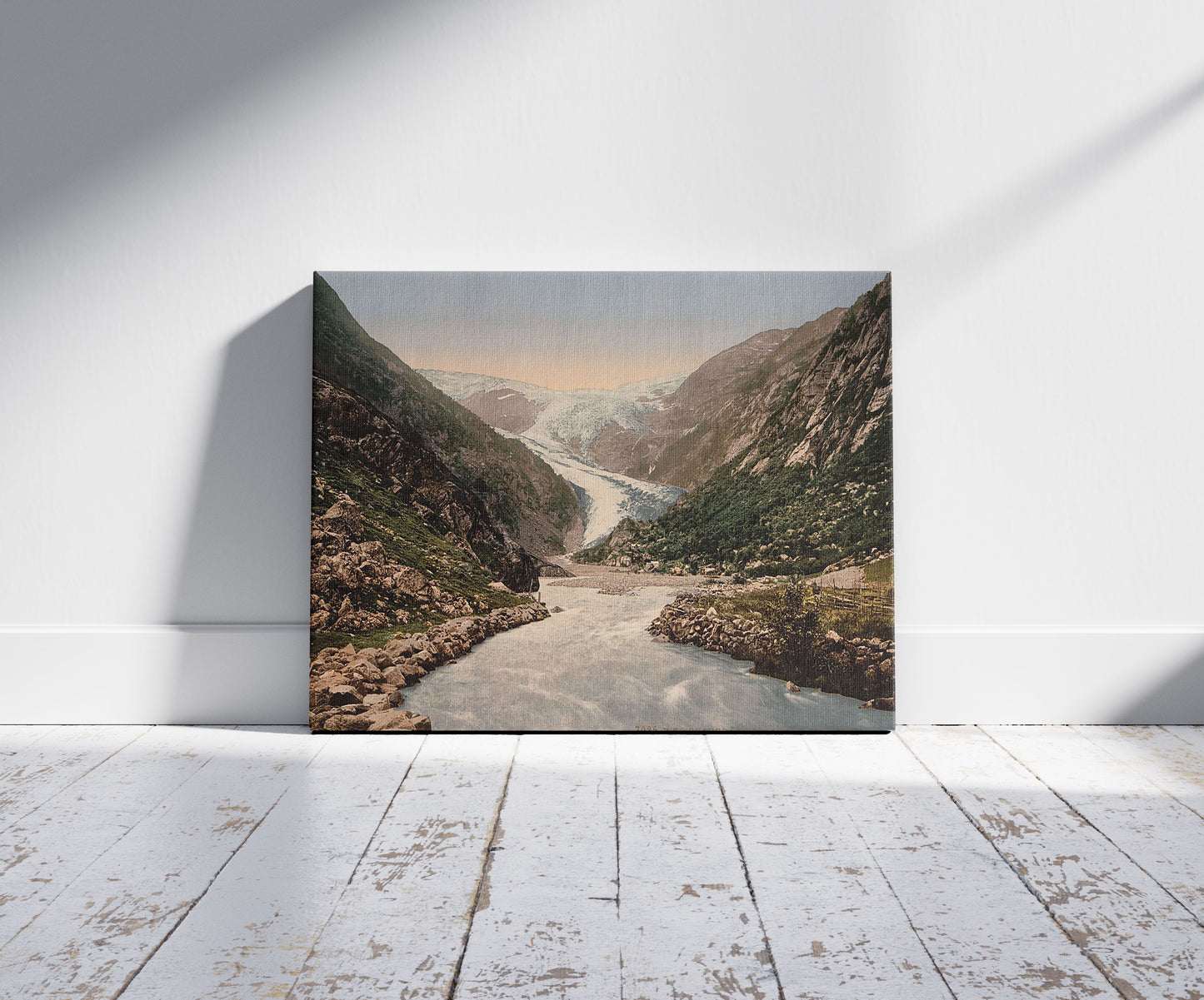 A picture of Buerbrae  (i.e., Buarbreen) Glacier, Odde (i.e. Odda), Hardanger Fjord, Norway