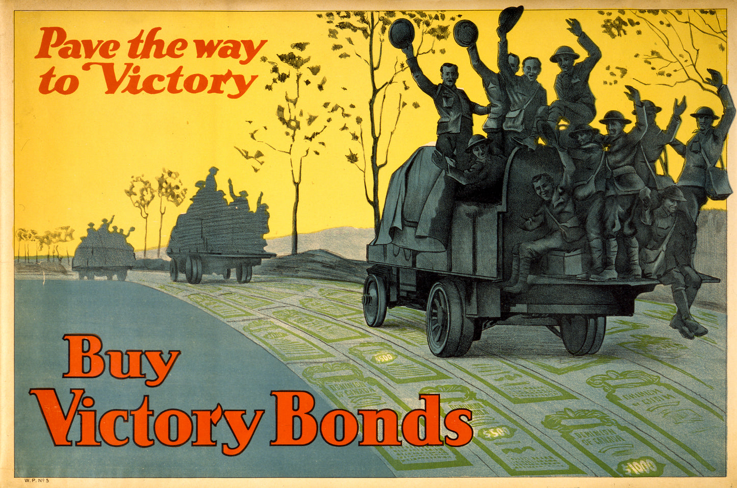 A picture of Buy War Bonds. Pave the way to victory
