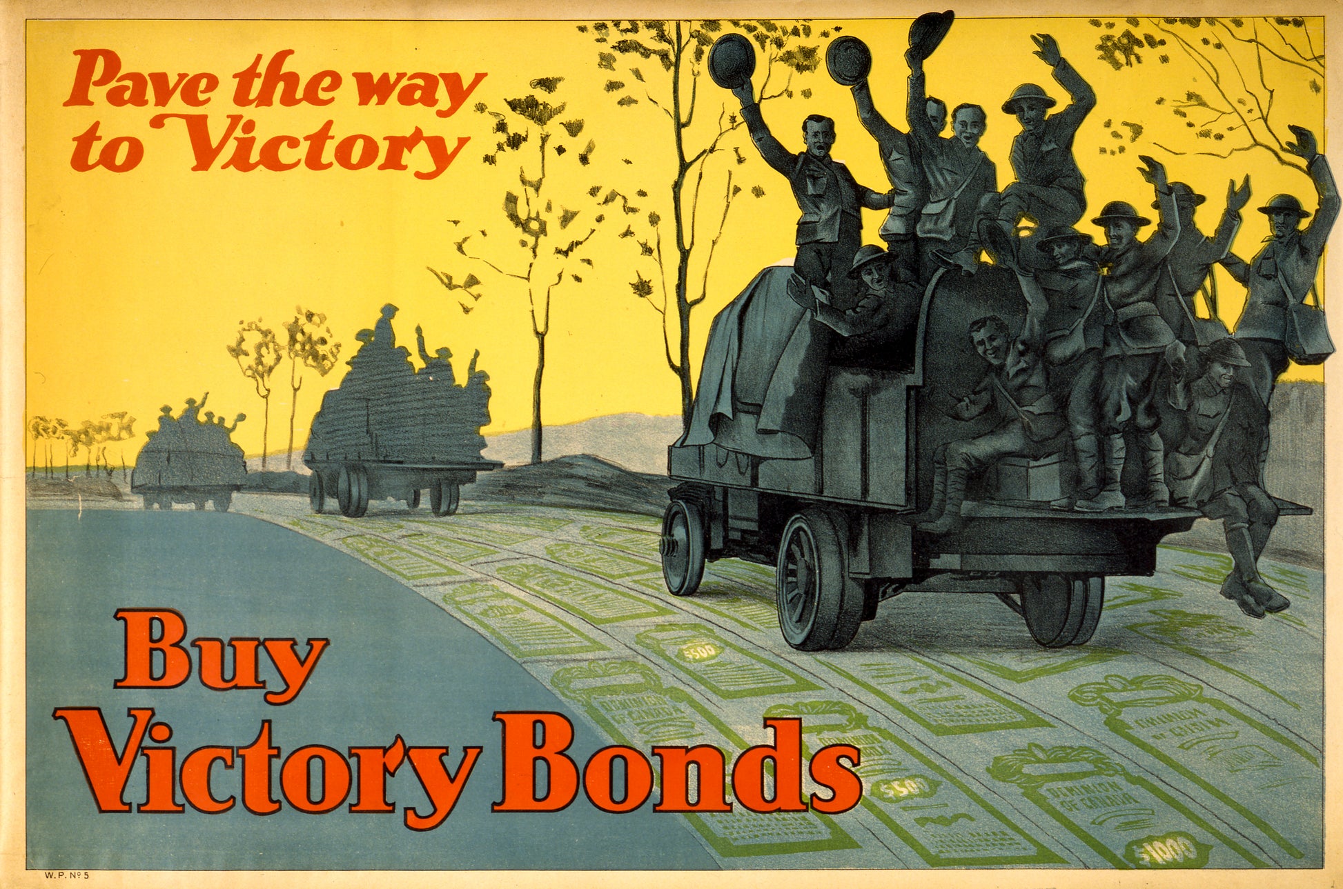 A picture of Buy War Bonds. Pave the way to victory