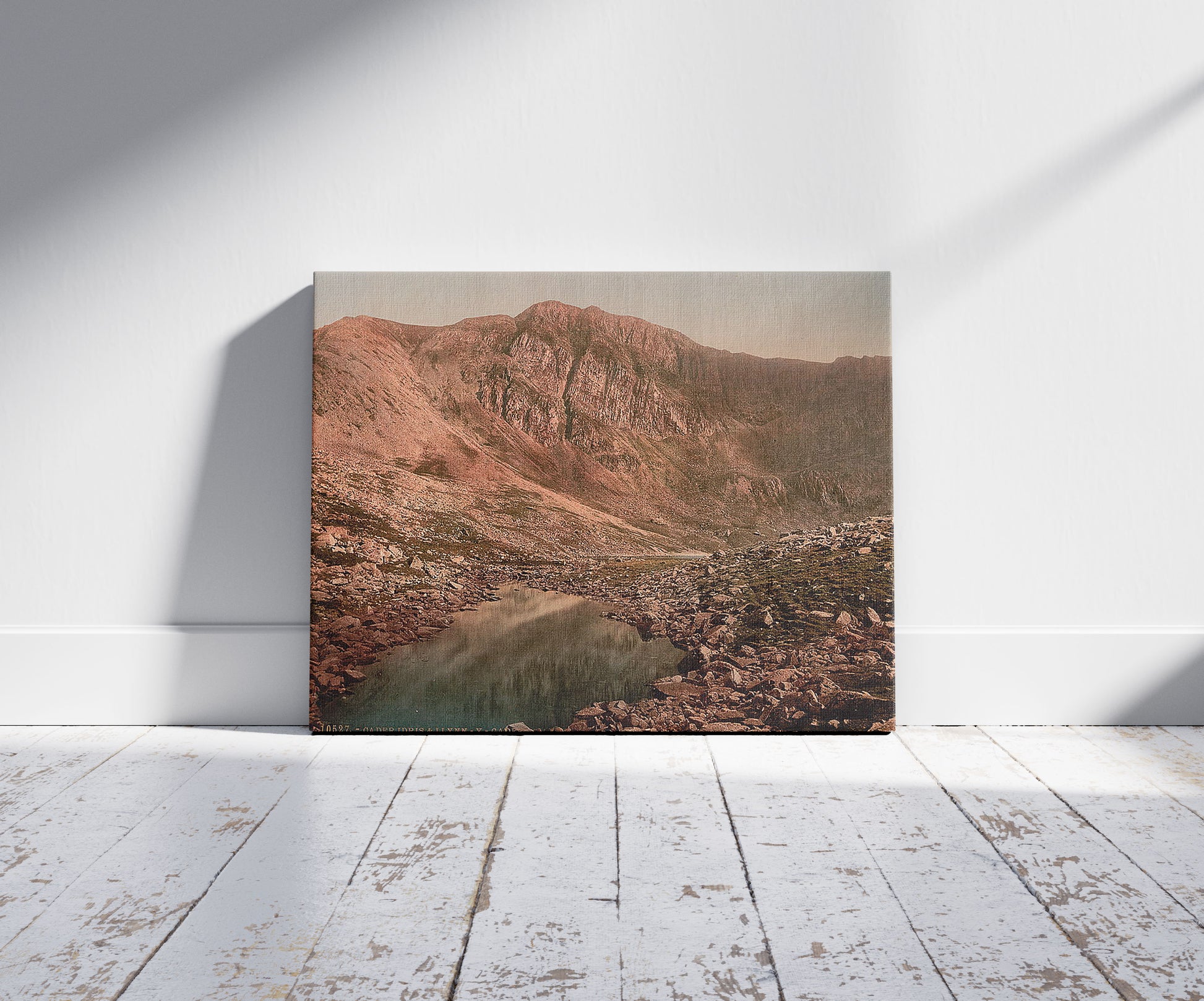 A picture of Cader Idris and Llyn-y-Cader (i.e. Cadair), Wales