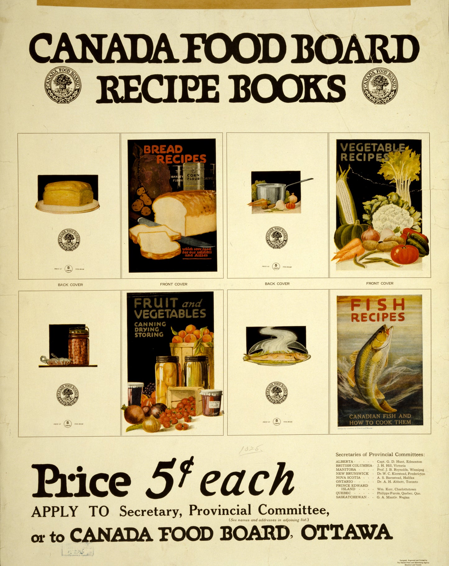 A picture of Canada Food Board recipe books