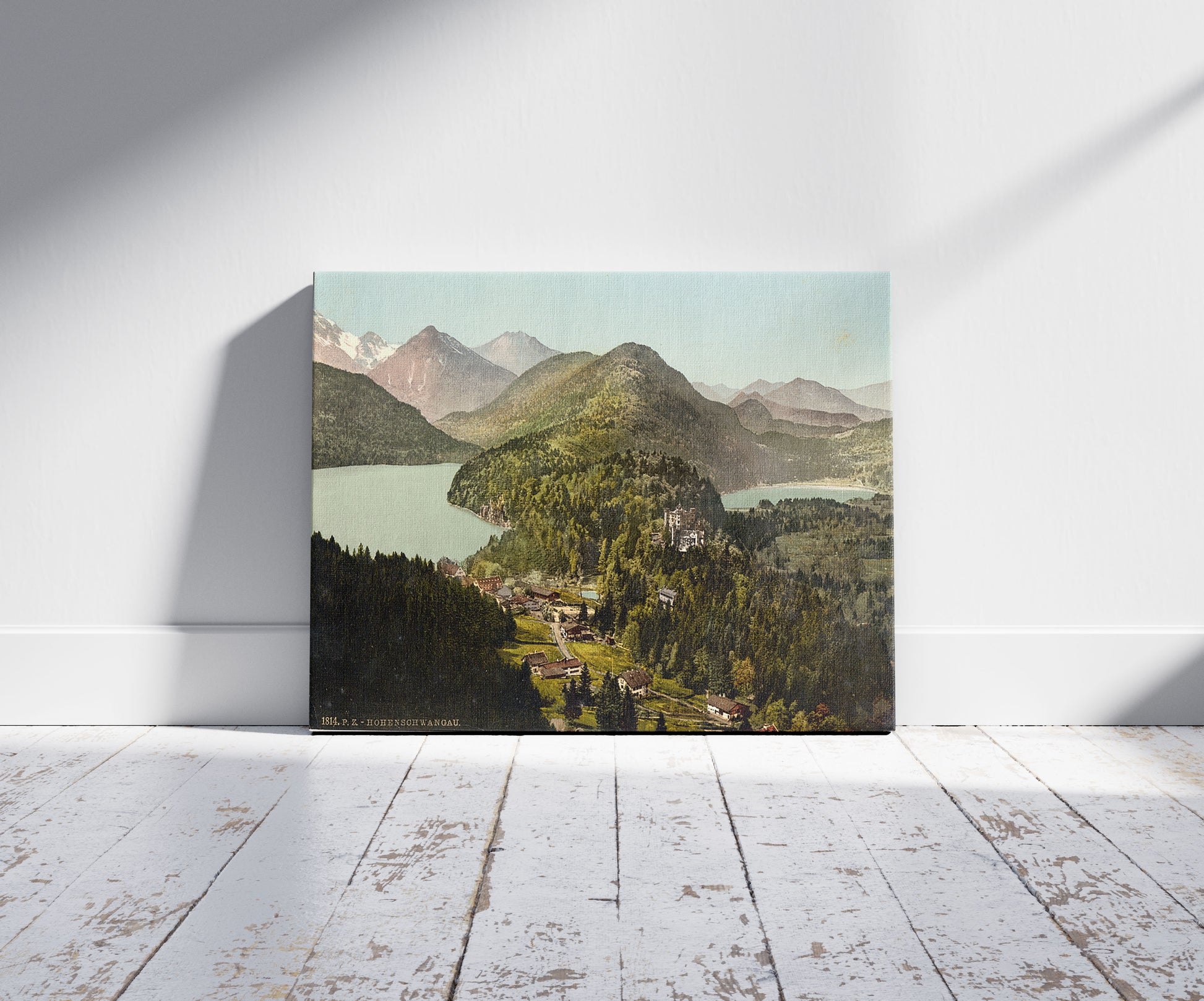 A picture of Castle Hohenschwangau and Algau Alps, Bavaria, Germany