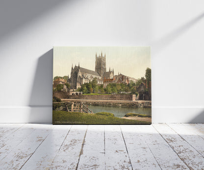 A picture of Cathedral, S. W., Worcester, England