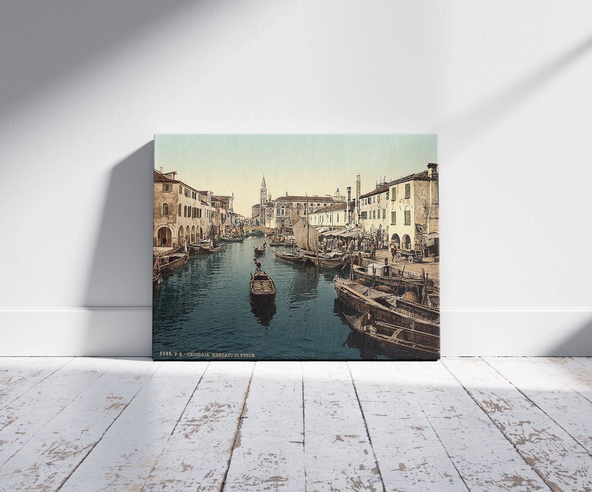 A picture of Chioggia, fish market, Venice, Italy