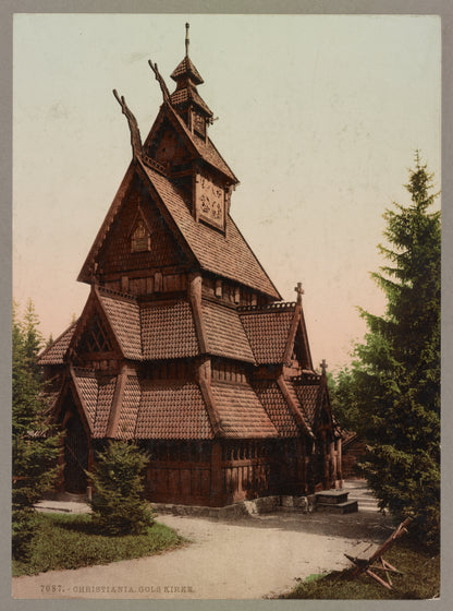 A picture of Christiania. Gols Kirke