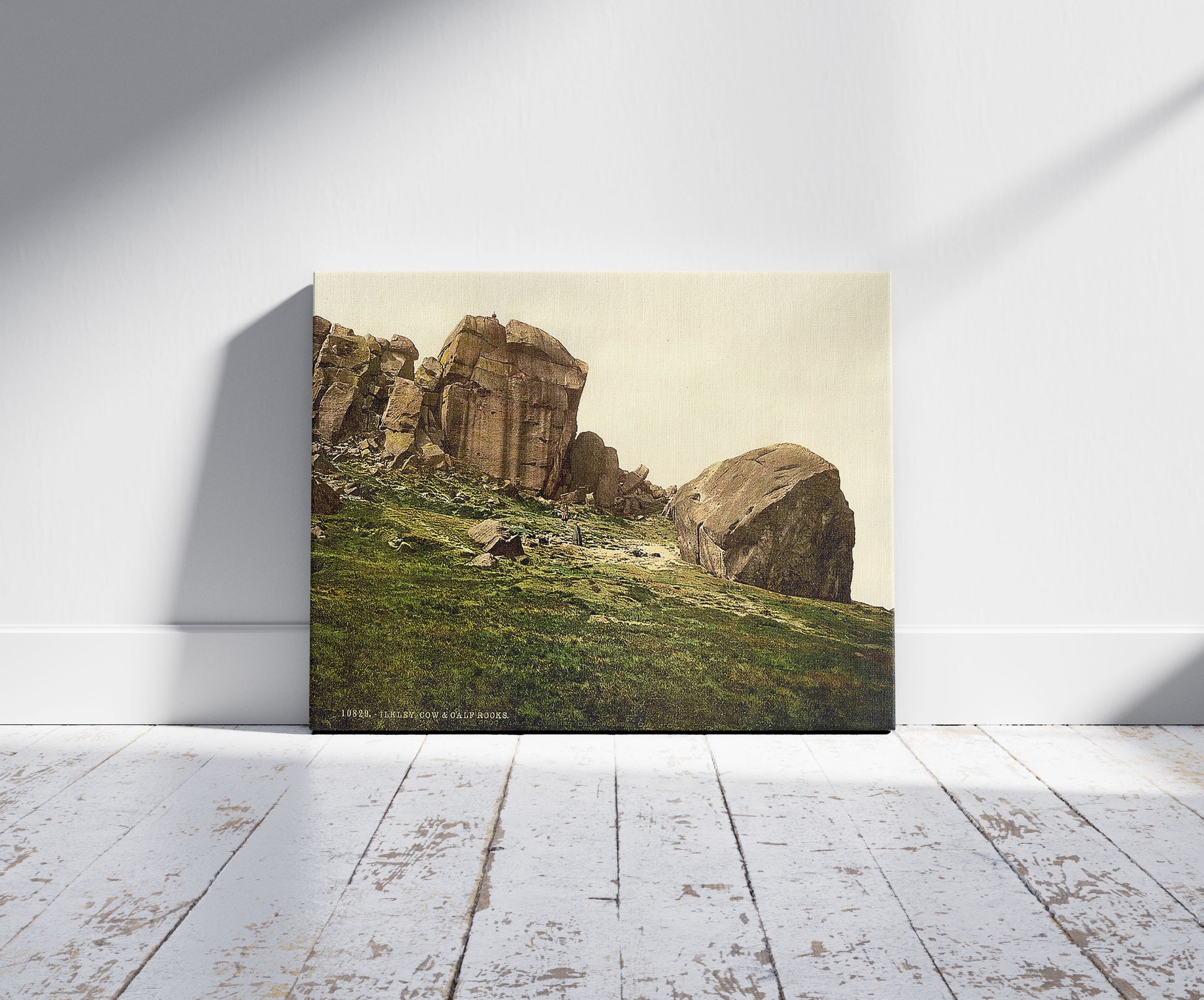 A picture of Cow and Calf Rocks, Ilkley, England