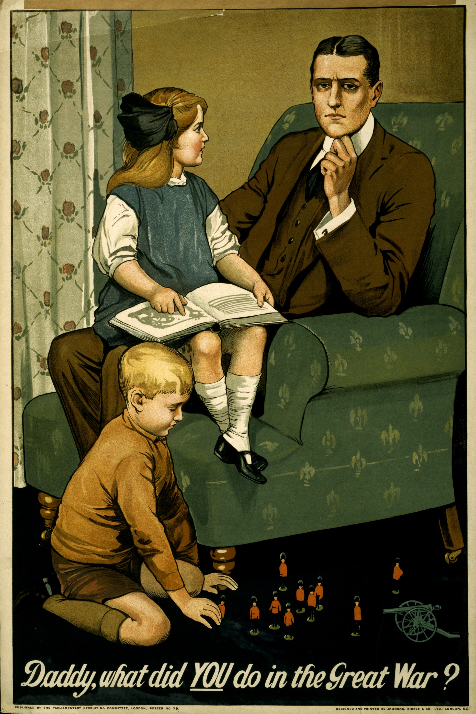 A picture of Daddy, what did you do in the great war?