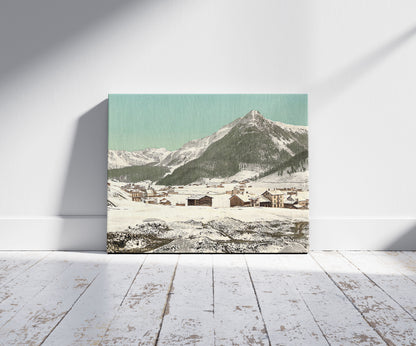 A picture of Davos, Dorfli and Seehorn, in winter, Grisons, Switzerland