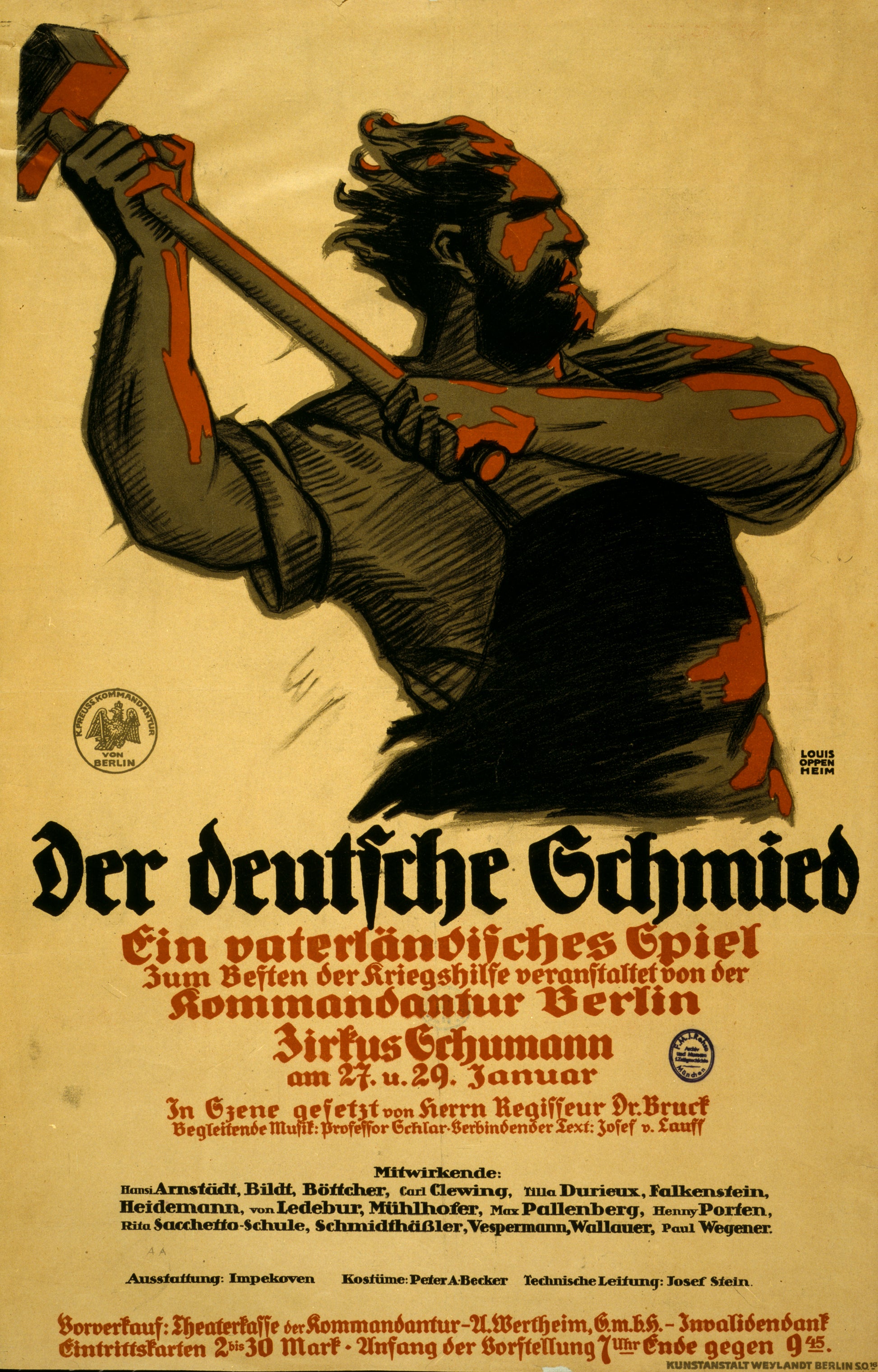 A picture of Der deutsche Schmied, ein vaterländisches Spiel ...