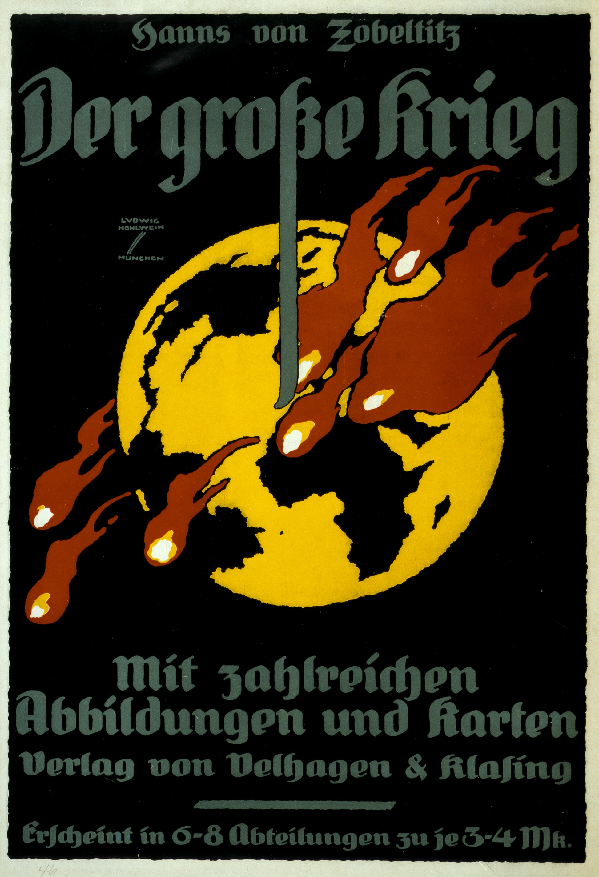 A picture of Der grosse Krieg, von Hanns von Zobeltitz, mit zahlreichen Abbildungen und Karten ...
