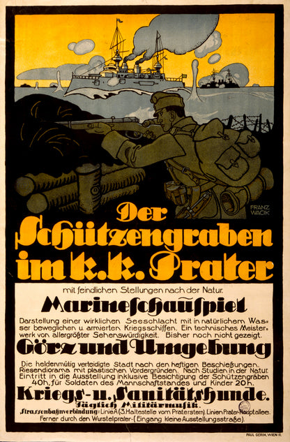 A picture of Der Schützengraben im k.k. Prater ...