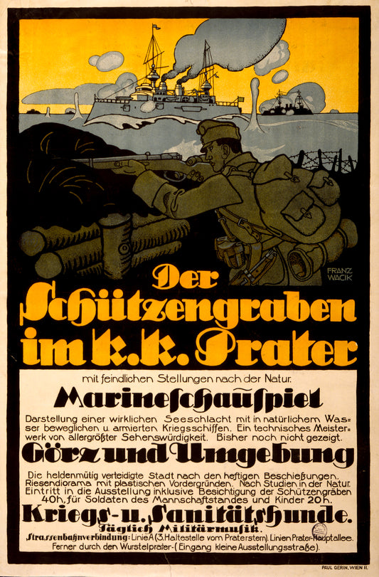 A picture of Der Schützengraben im k.k. Prater ...