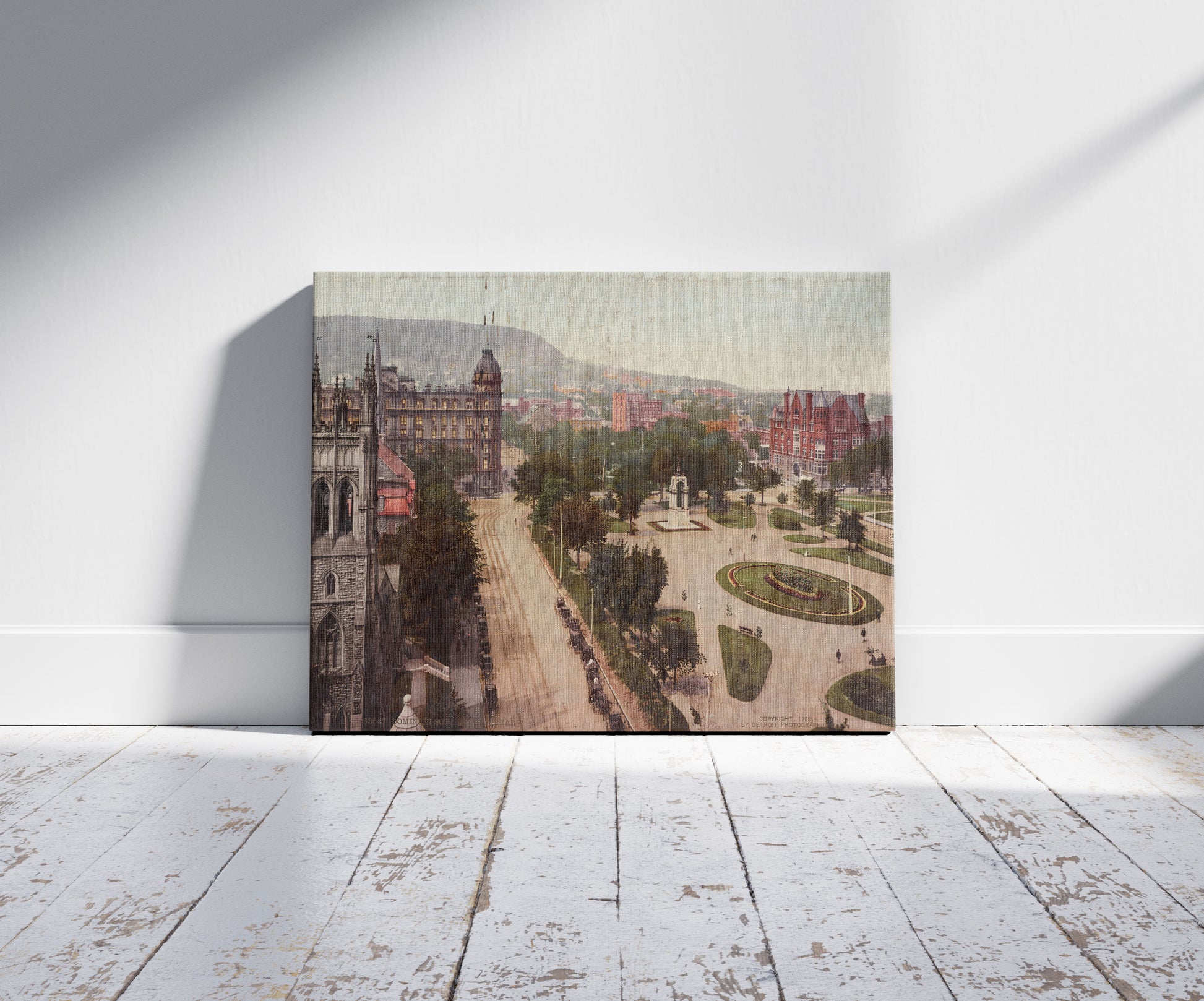 A picture of Dominion Square. Montreal