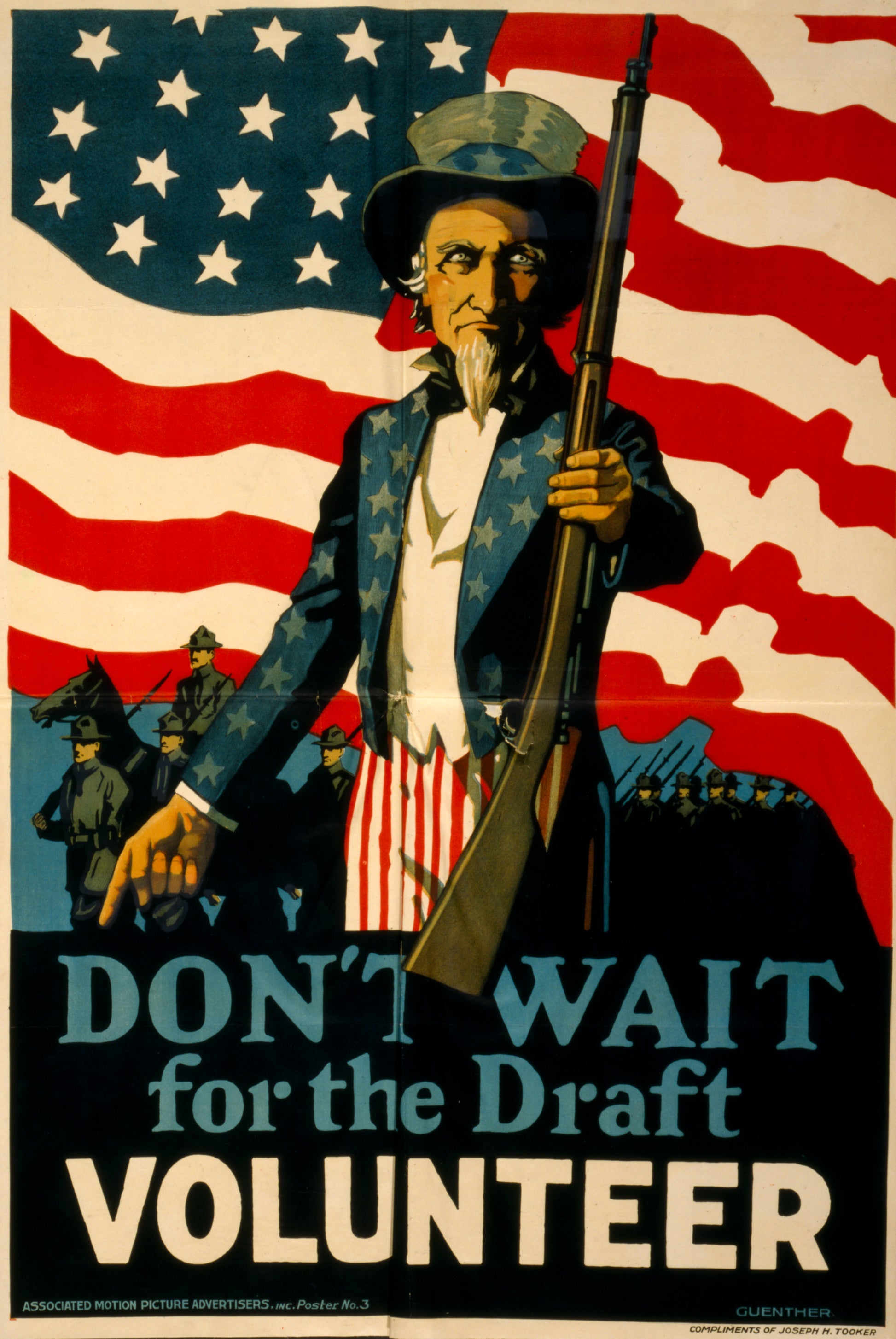A picture of Don't wait for the draft--Volunteer