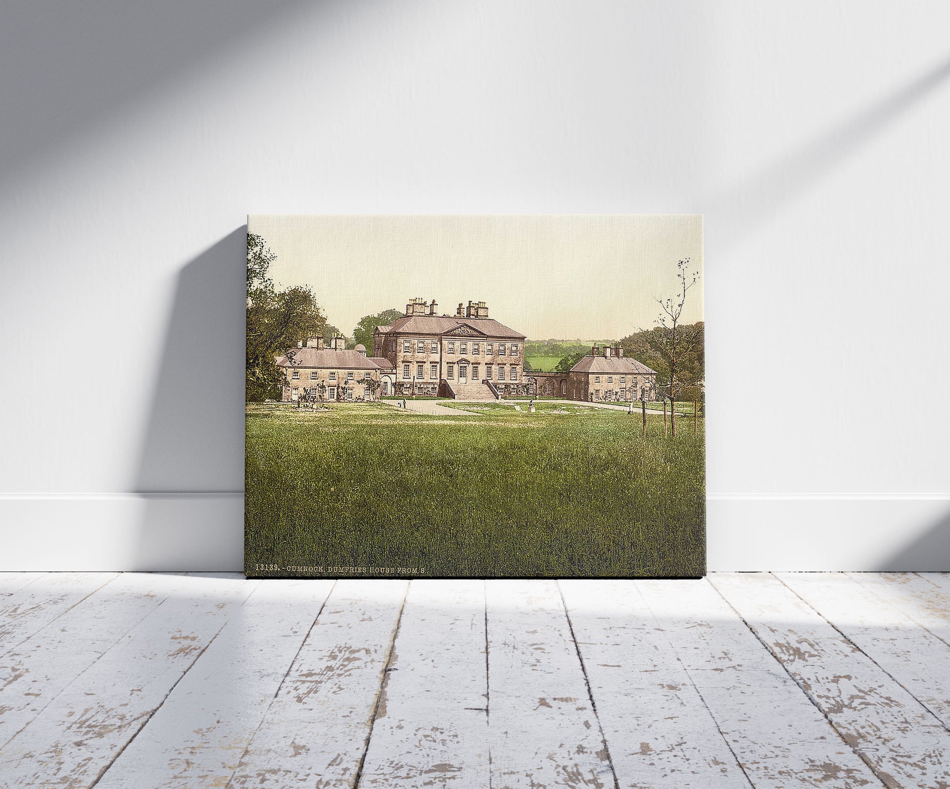 A picture of Dumfries House from south, Cumnock, Scotland