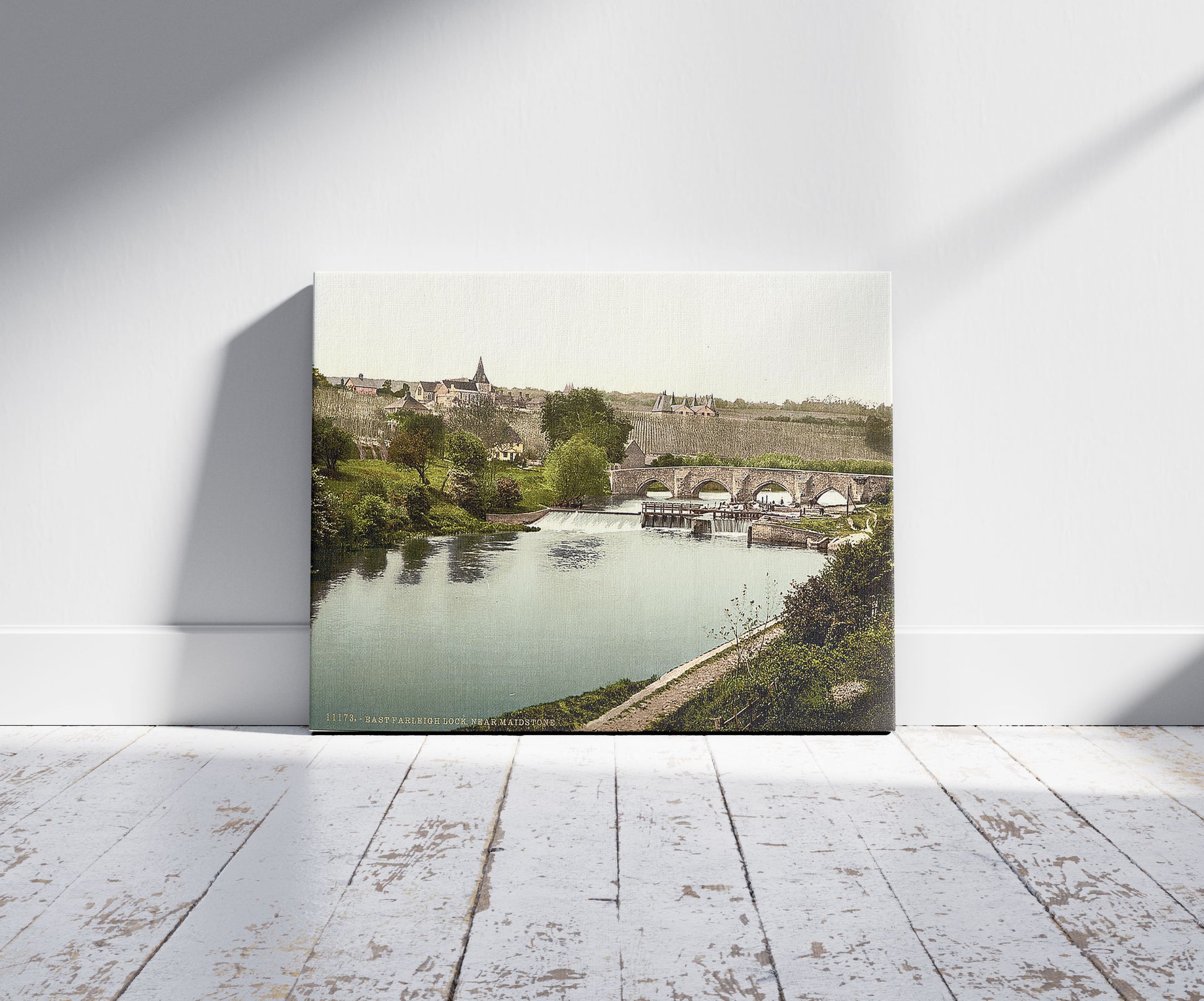 A picture of East Farleigh Lock, near Maidstone, England