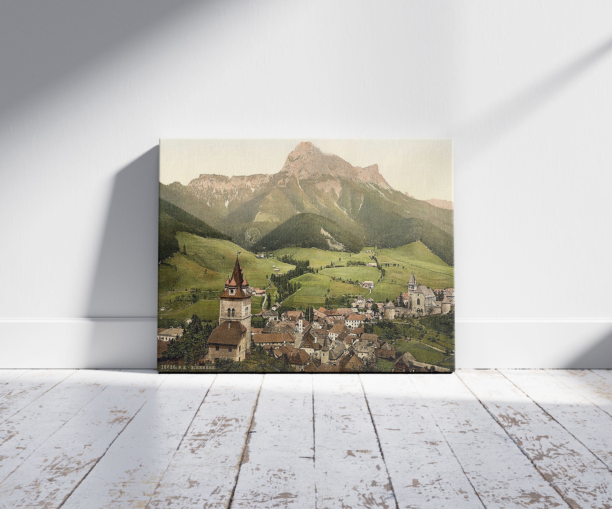 A picture of Eisenerz, general view, Upper Austria, Austro-Hungary