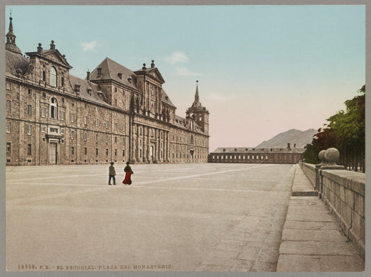 A picture of El Escorial. Plaza del Monasterio