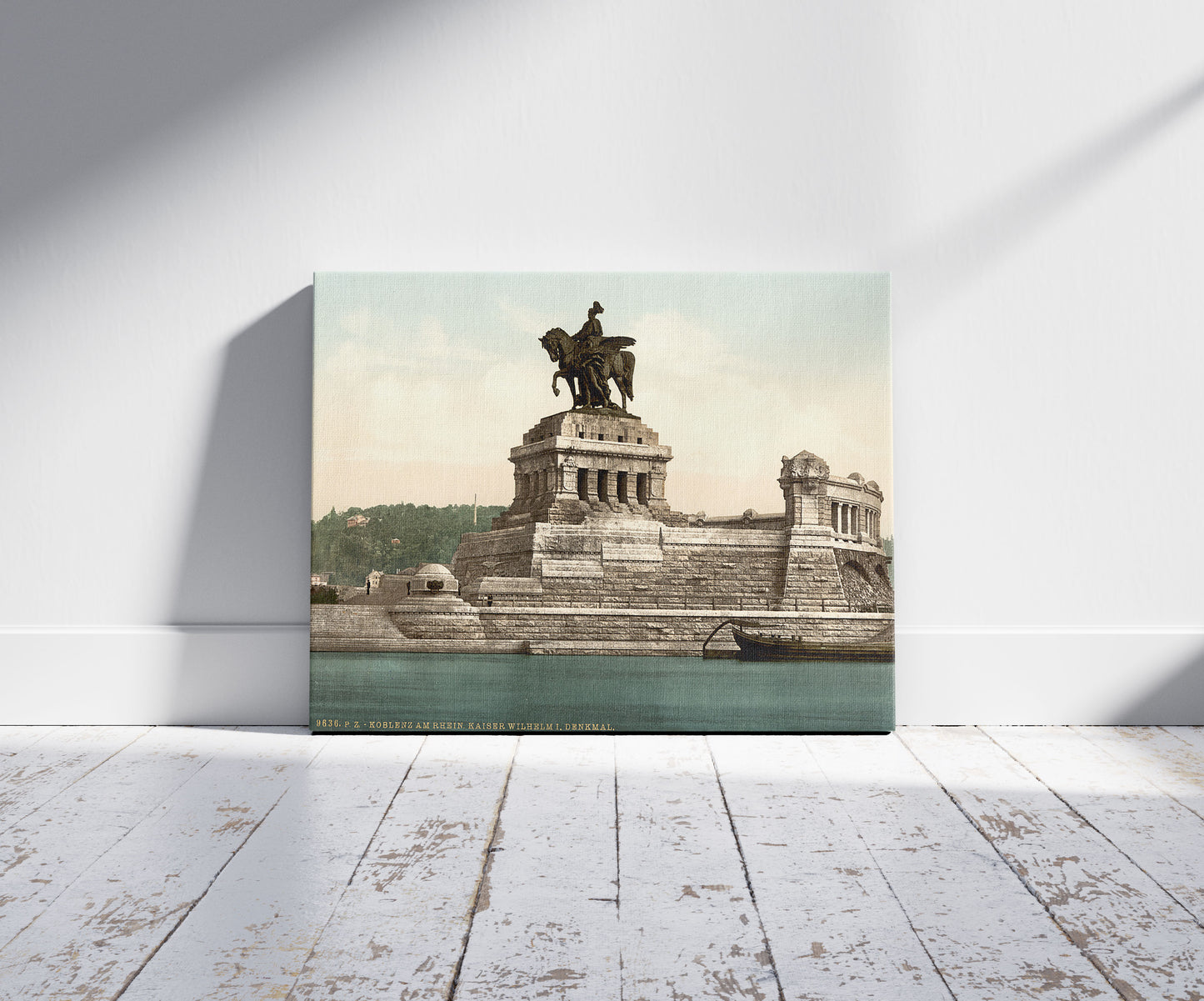 A picture of Emperor William's Monument, Coblenz, the Rhine, Germany