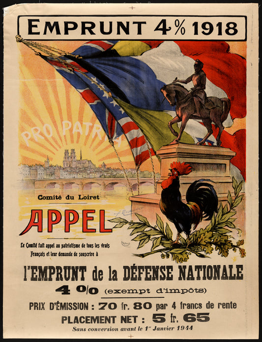 A picture of Emprunt 4% 1918 . . . l'Emprunt de la Défense Nationale