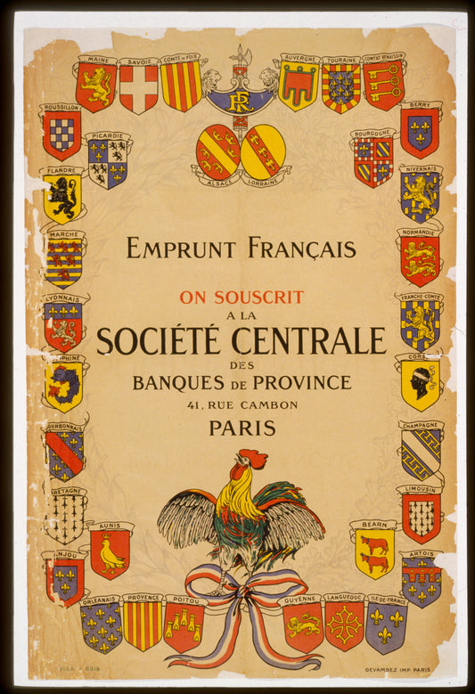 A picture of Emprunt française on souscrit á la Société Centrale des Banques de Province