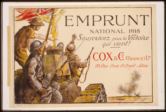 A picture of Emprunt National 1918. Souscrivez pour la victoire qui vient!